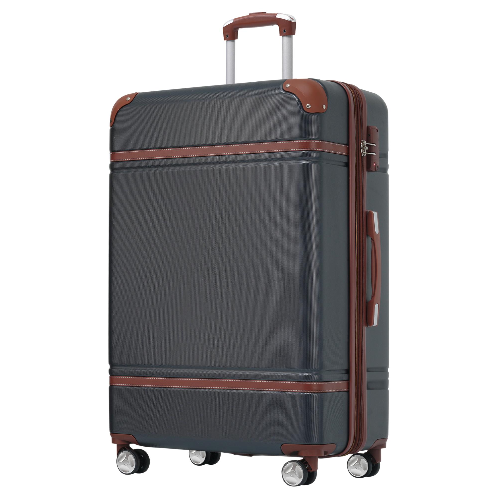 28インチ拡張可能なハードシェルラゲージセット ABSスピナ - Expandable Hard Shell Luggage Set のレビューと価格