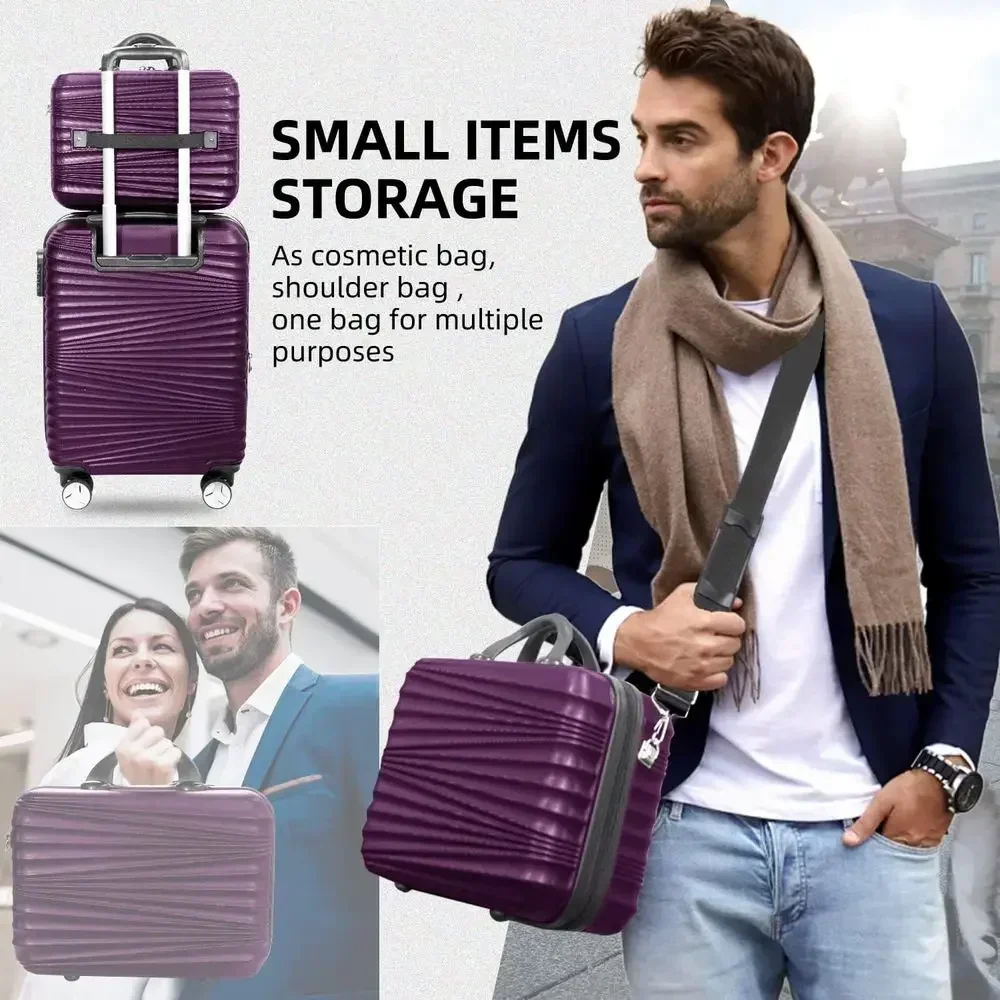 5点セット ハードシェル拡張可能スーツケースセット スピナー - Expandable Hard Shell Luggage Set のレビューと価格