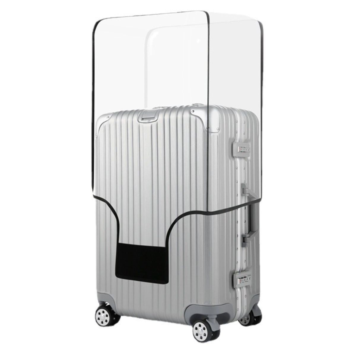 厚みのあるクリアな荷物カバープロテクター、18インチ、20イ - Waterproof Suitcase Cover Protector のレビューと価格