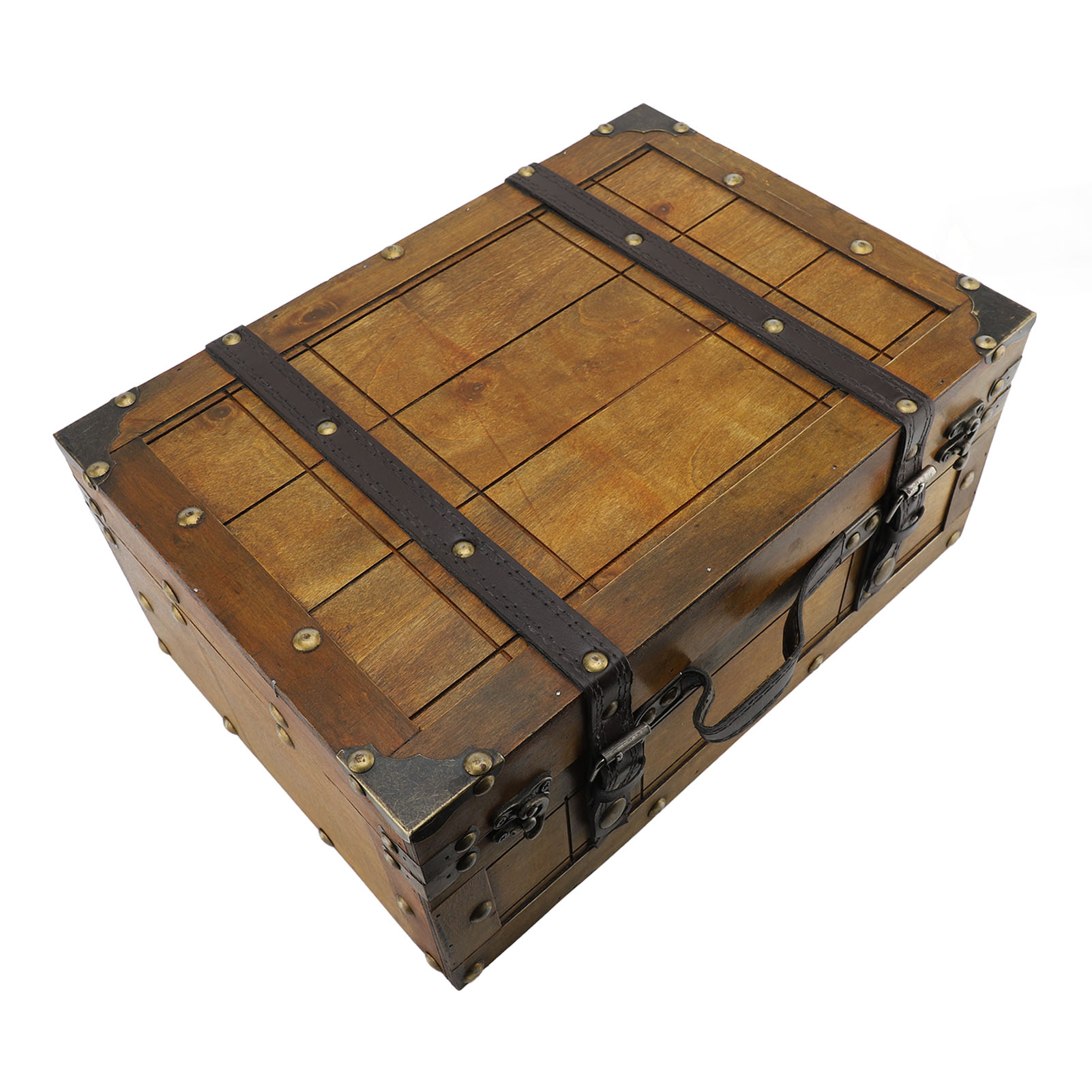 レトロなスーツケース風合成木材ヴィンテージエレガント装飾収納 - Retro Vintage Trunk Suitcase のレビューと価格