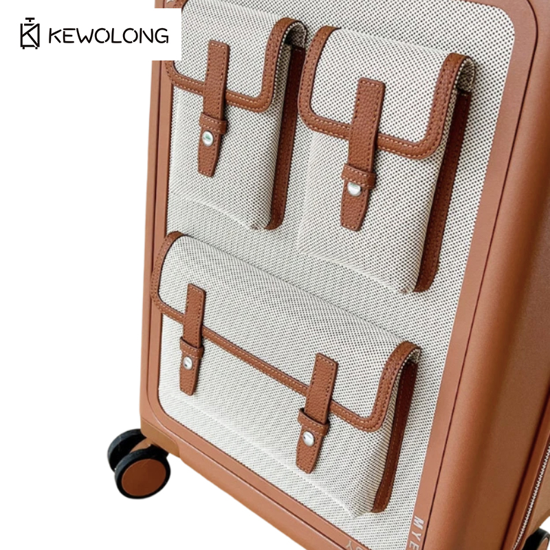 ヴィンテージキャンバススピナースーツケース 20/24インチ - Spinner Wheel Rolling Suitcase 20 Inch のレビューと価格