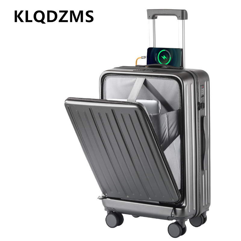 KLQDZMS 20 インチ充電スーツケース フロントオープ - Front Opening Laptop Luggage 24 Inch のレビューと価格