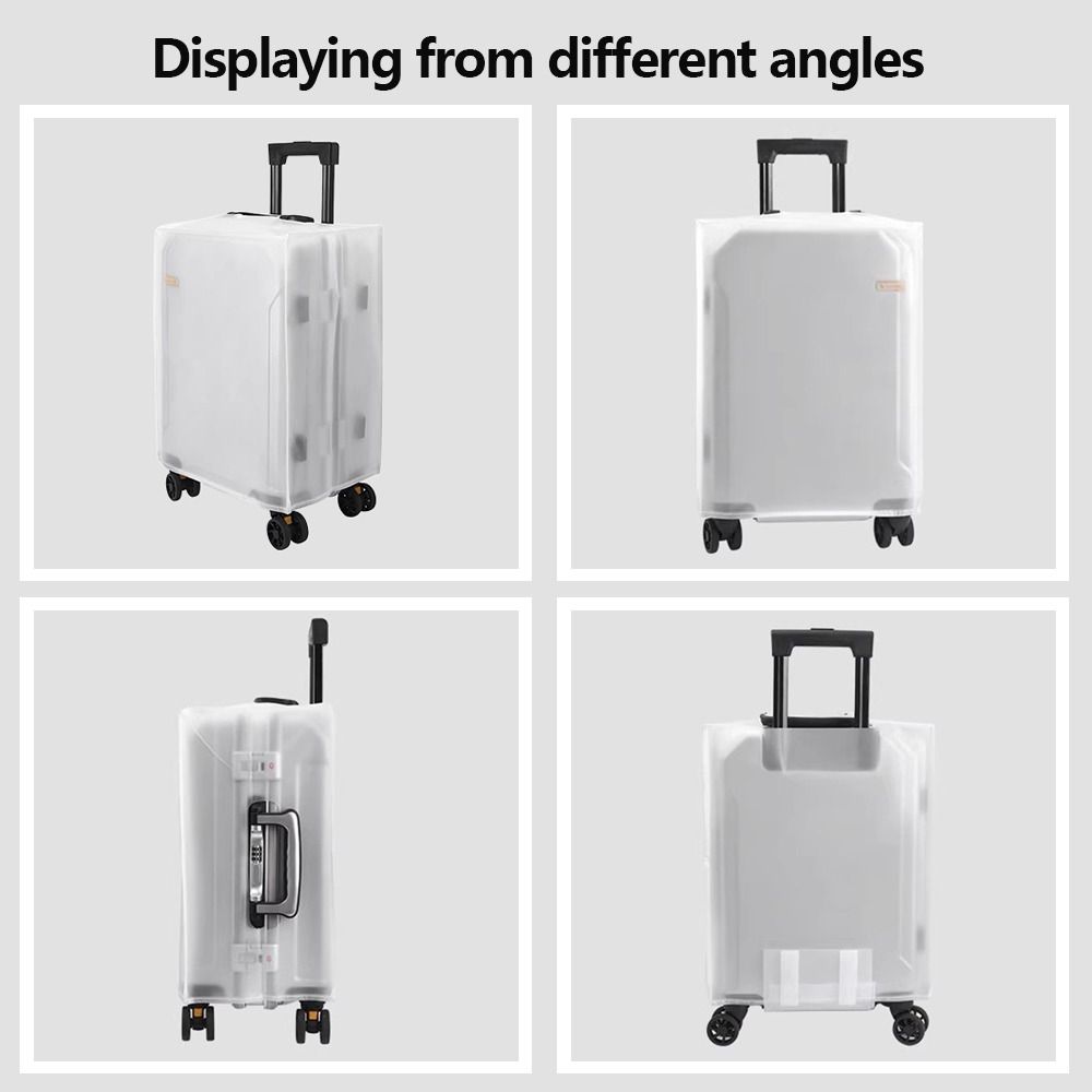 新しいフロスト加工の荷物保護カバー、防塵防水スーツケースカバ - Waterproof Suitcase Cover Protector のレビューと価格