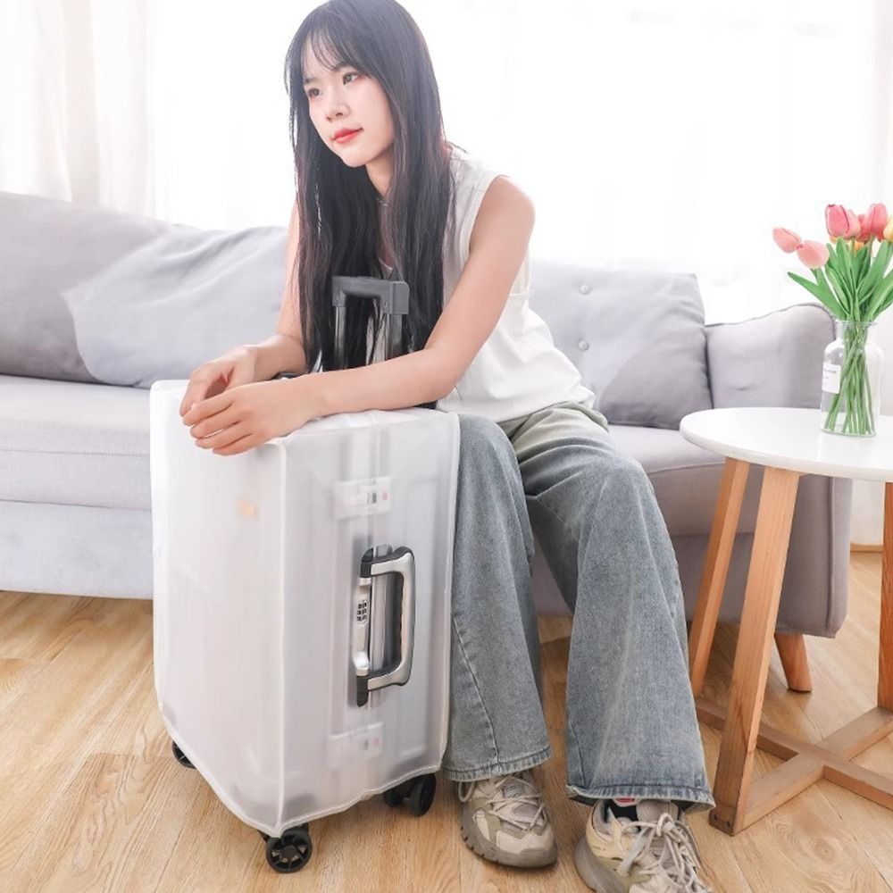 新しいフロスト加工の荷物保護カバー、防塵防水スーツケースカバ - Waterproof Suitcase Cover Protector のレビューと価格