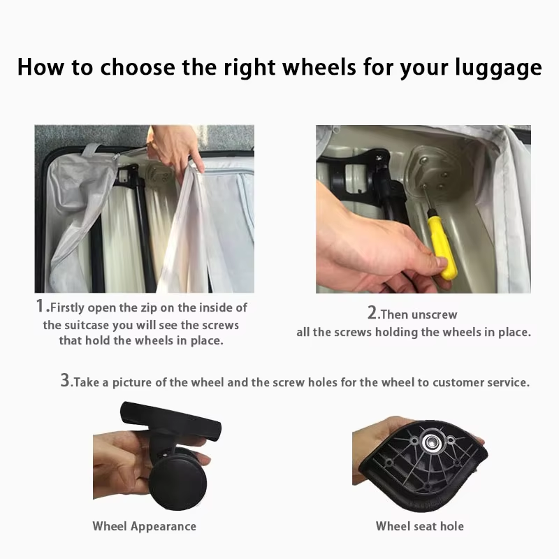 41Z用 #   荷物用スピナーホイール交換品 360 °  - Silent Replacement Luggage Wheels のレビューと価格